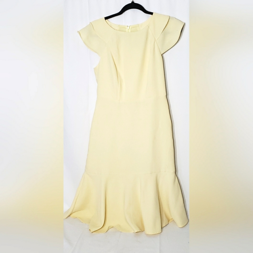 Banana Republic Midi dress, flutter sleeves. Sz. 2, EUC - Picture 1 of 11